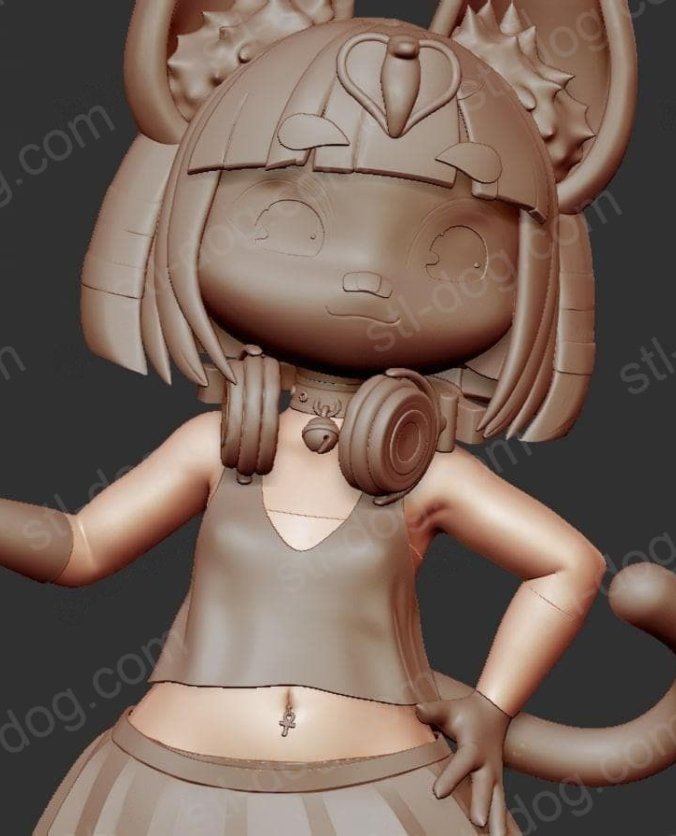 动物森友会 安卡(Ankha) 3D打印图纸